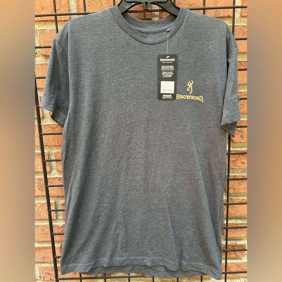 Browning Men's Charcoal Tee NWT - Picture 1 of 2